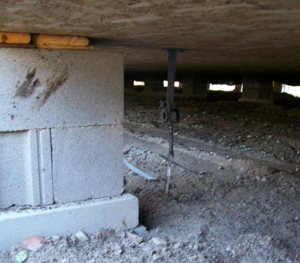 Bolted frame tie